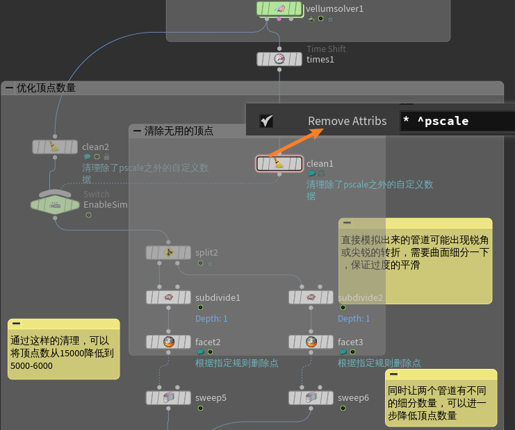 Houdini_顶点数量优化